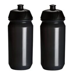 2 X Flacon - 500 Ml - Noir Transparent Boite à Boisson