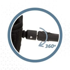 AKTIVE Leash Paddle Surf Spiral, Double Goujon Pivotant, Néoprène, 305 Cm, Noir -Magasin De Matériel De Surf aktive leash paddle surf spiral double goujon pivotant neoprene 305 cm noir 4