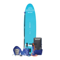 AQUAPLANET Kit De Planche à Pagaie Gonflable Pour Kayak - Rockit, Bleu -Magasin De Matériel De Surf aquaplanet kit de planche a pagaie gonflable pour kayak rockit bleu 2