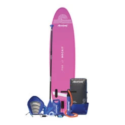 AQUAPLANET Kit De Planche à Pagaie Gonflable Pour Kayak - Rockit, Rose -Magasin De Matériel De Surf aquaplanet kit de planche a pagaie gonflable pour kayak rockit rose 2
