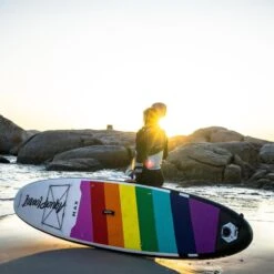 AQUAPLANET Kit Paddle Gonflable - Max Arc-en-ciel -Magasin De Matériel De Surf aquaplanet kit paddle gonflable max arc en ciel 4