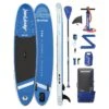 AQUAPLANET Kit Paddle Gonflable - Max Bleu -Magasin De Matériel De Surf aquaplanet kit paddle gonflable max bleu