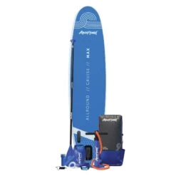 AQUAPLANET Kit Paddle Gonflable - Max Bleu -Magasin De Matériel De Surf aquaplanet kit paddle gonflable max bleu 2