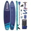 AQUAPLANET Kit Stand Up Paddle Gonflable - Pace Sarcelle Et Minuit -Magasin De Matériel De Surf aquaplanet kit stand up paddle gonflable pace sarcelle et minuit