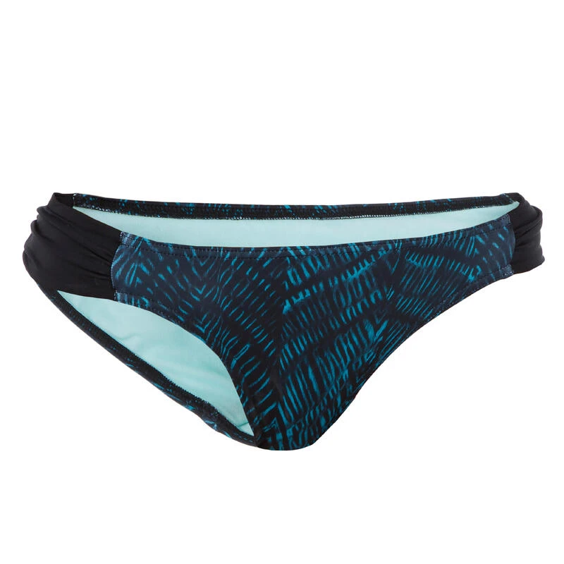 Bas De Maillot De Bain De Surf Femme Plissée Côté NIKI SHIBO BLEU 4 Bas De Maillot De Bain De Surf Femme Plissée Côté NIKI SHIBO BLEU – Image 2