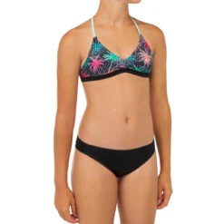 Bas De Maillot De Bain SURF FILLE NOIR MALOU 500 -Magasin De Matériel De Surf bas de maillot de bain surf fille noir malou 500 3