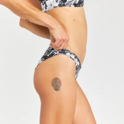 Bas De Maillot De Bain Tanga Femme - Lulu Borneo Noir -Magasin De Matériel De Surf bas de maillot de bain tanga femme lulu borneo noir 2