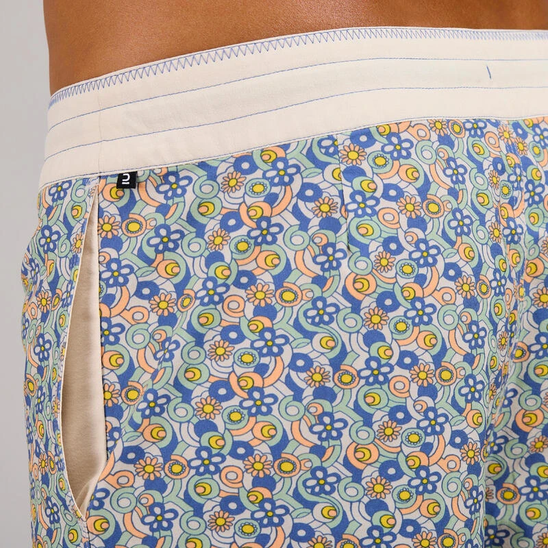 Boardshort Surf 500 17" JOY BEIGE 11 Boardshort Surf 500 17" JOY BEIGE – Image 9