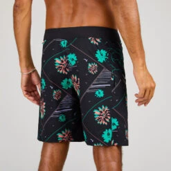 Boardshort Surf 500 19" PARADISE BLACK -Magasin De Matériel De Surf boardshort surf 500 19 paradise black 4