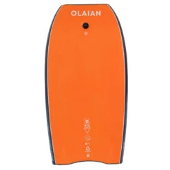 Bodyboard 500 Bleu / Orange Avec Leash -Magasin De Matériel De Surf bodyboard 500 bleu orange avec leash 2