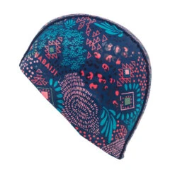 Bonnet De Bain En Maille Enduite - Tissu Imprimé - Taille L - Canopa Bleu Rose -Magasin De Matériel De Surf bonnet de bain en maille enduite tissu imprime taille l canopa bleu rose 2