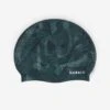 Bonnet De Bain En Silicone - Taille Unique - Geol Noir Vert -Magasin De Matériel De Surf bonnet de bain en silicone taille unique geol noir vert