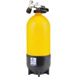Roth Bouteille De Plongée Sous-marine 12 L Court 230 Bars Jaune -Magasin De Matériel De Surf bouteille de plongee sous marine 12 l court 230 bars jaune 2