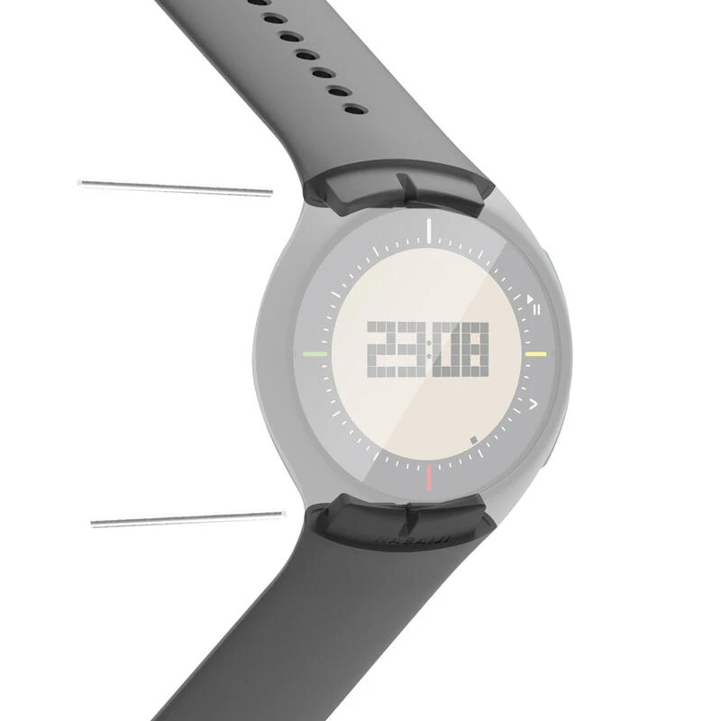 Bracelet Pour Montre De Natation SL500 - Noir 4 Bracelet Pour Montre De Natation SL500 - Noir – Image 2