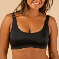 BRASSIERE AURELY BLACK AVEC COQUES AMOVIBLES -Magasin De Matériel De Surf brassiere aurely black avec coques amovibles 4