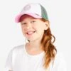 Tribord Casquette Bateau Sailing 500 Enfant Voile Rose Gris -Magasin De Matériel De Surf casquette bateau sailing 500 enfant voile rose gris