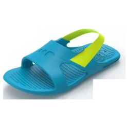 Chaussure Sandale Piscine Enfant SLAP 100 BASIC Bleu Vert -Magasin De Matériel De Surf chaussure sandale piscine enfant slap 100 basic bleu vert 4