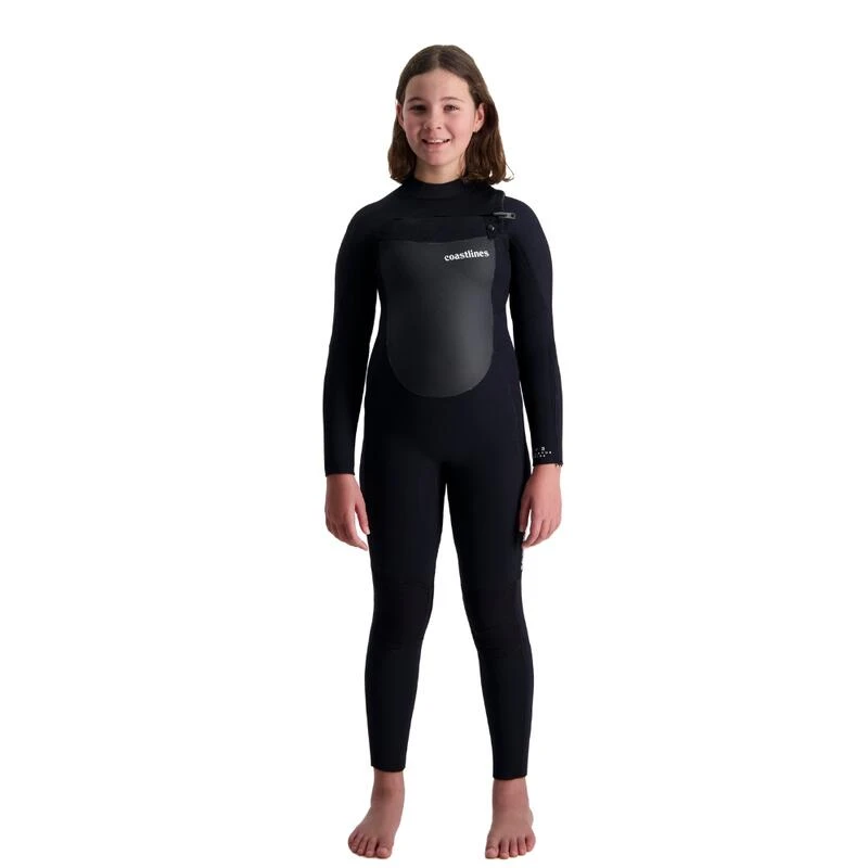 Combinaison 3/2mm Chestzip Thermal Surfing Cold Water Enfant Coastlines Steamer 3 Combinaison 3/2mm Chestzip Thermal Surfing Cold Water Enfant Coastlines Steamer