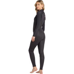 Billabong Combinaison De Surf 4/3mm Zip Dos - Noir - Launch - Femme -Magasin De Matériel De Surf combinaison de surf 43mm zip dos noir launch femme 2