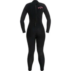 Billabong Combinaison De Surf 4/3mm Zip Dos - Noir - Launch - Femme -Magasin De Matériel De Surf combinaison de surf 43mm zip dos noir launch femme 4