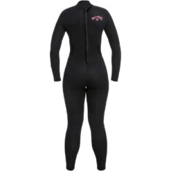 Billabong Combinaison De Surf 5/4mm Zip Dos - Noir - Launch - Femme -Magasin De Matériel De Surf combinaison de surf 54mm zip dos noir launch femme 4