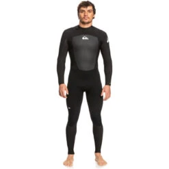 Quiksilver Combinaison De Surf Prologue 3/2mm GBS - Zip Au Dos - Noir Hommes