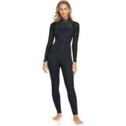 Roxy Combinaison De Surf Prologue 4/3mm GBS - Zip Au Dos - Noir Femmes -Magasin De Matériel De Surf combinaison de surf prologue 43mm gbs zip au dos noir femmes 5