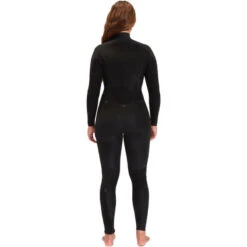 Billabong Combinaison De Surf Synergy 4/3mm- Zip Poitrine - Noir Femmes -Magasin De Matériel De Surf combinaison de surf synergy 43mm zip poitrine noir femmes 4