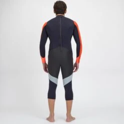 Tribord Combinaison Néoprène 1mm Anti-uv Voile Homme Dinghy 500 Bleu Noir/orange -Magasin De Matériel De Surf combinaison neoprene 1mm anti uv voile homme dinghy 500 bleu noirorange 3