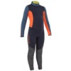 Tribord Combinaison Néoprène 3/2mm Cousu-collée Voile Enfant Dinghy 500 Bleu/orange -Magasin De Matériel De Surf combinaison neoprene 32mm cousu collee voile enfant dinghy 500 bleuorange