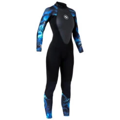 Combinaison Plongée Aqualung Femme Néoprène 3mm - HYDROFLEX Noir/Bleu -Magasin De Matériel De Surf combinaison plongee aqualung femme neoprene 3mm hydroflex noirbleu 7