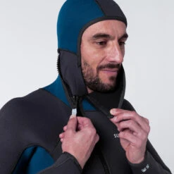 Combinaison Plongée Homme Néoprène 5mm - SCD 500 Noir Et Bleu -Magasin De Matériel De Surf combinaison plongee homme neoprene 5mm scd 500 noir et bleu 4