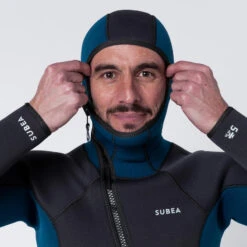 Combinaison Plongée Homme Néoprène 5mm - SCD 500 Noir Et Bleu -Magasin De Matériel De Surf combinaison plongee homme neoprene 5mm scd 500 noir et bleu 5