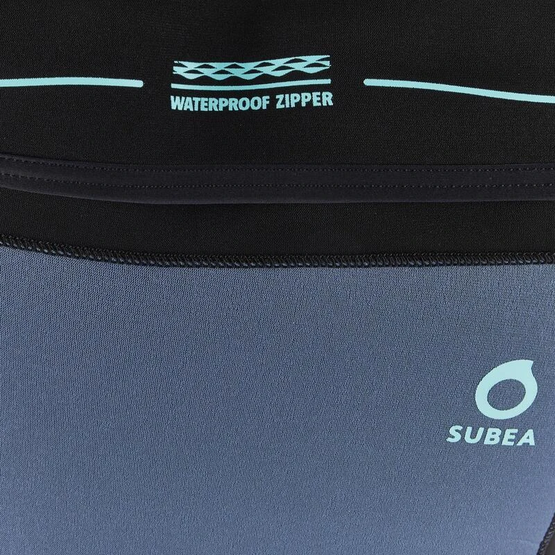 Combinaison Plongée Semi-étanche Femme Néoprène 7mm - Bleu Gris 9 Combinaison Plongée Semi-étanche Femme Néoprène 7mm - Bleu Gris – Image 7