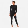 Combinaison SURF 100 Néoprène 4/3 Mm Femme Noir Back Zip