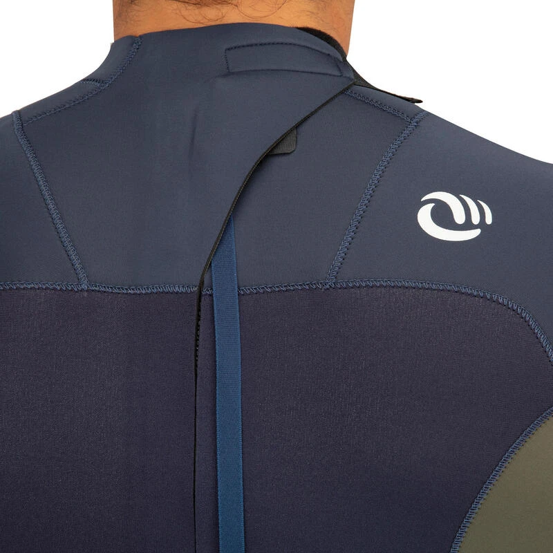 Combinaison SURF 500 Néoprène 3/2 Mm Homme Bleue Kaki 9 Combinaison SURF 500 Néoprène 3/2 Mm Homme Bleue Kaki – Image 7