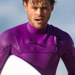 Combinaison Surf Néoprène 4/3 Mm Homme - 900 Fuchsia -Magasin De Matériel De Surf combinaison surf neoprene 43 mm homme 900 fuchsia 2