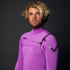 Combinaison Surf Néoprène 4/3 Mm Homme - 900 Fuchsia -Magasin De Matériel De Surf combinaison surf neoprene 43 mm homme 900 fuchsia 3