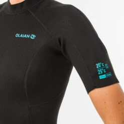 Combinaison Surf Shorty 100 Néoprène 1,5mm Femme Noire -Magasin De Matériel De Surf combinaison surf shorty 100 neoprene 15mm femme noire 6