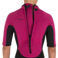 Tribord Combinaison Surf Shorty 100 Néoprène Enfant Violet -Magasin De Matériel De Surf combinaison surf shorty 100 neoprene enfant violet 2