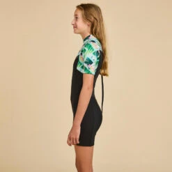 COMBINAISON SURF SHORTY 500 NEOPRENE 1.5MM FILLE NOIRE TIARE -Magasin De Matériel De Surf combinaison surf shorty 500 neoprene 15mm fille noire tiare 8