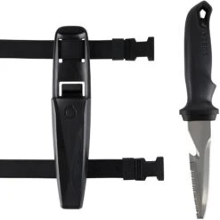 Couteau De Plongée Sous-marine SCD SP Plat Lame Non Pointue Acier Inoxydable -Magasin De Matériel De Surf couteau de plongee sous marine scd sp plat lame non pointue acier inoxydable 5