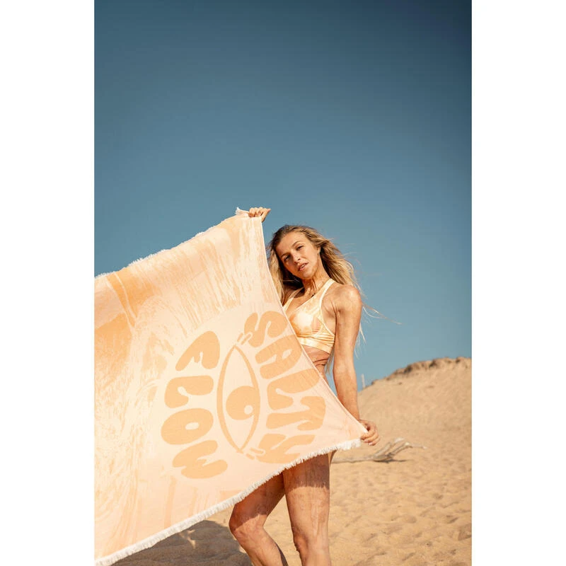 DRAP DE PLAGE FOUTA SALTY FLOW 200 X 100 Cm 4 DRAP DE PLAGE FOUTA SALTY FLOW 200 X 100 Cm – Image 2