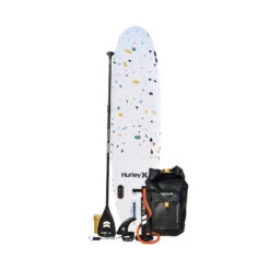 Ensemble De Planche à Pagaie Gonflable Hurley Advantage Terrazzo 10' -Magasin De Matériel De Surf ensemble de planche a pagaie gonflable hurley advantage terrazzo 10 2