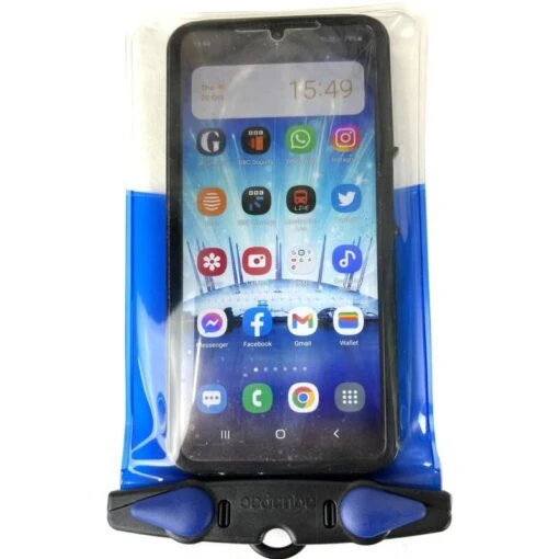 Aquapac Etui Professionnel étanche Pour Téléphone Plus Bleu -Magasin De Matériel De Surf etui professionnel etanche pour telephone plus bleu