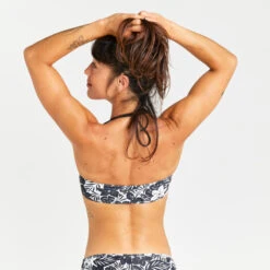 Haut De Maillot De Bain Bandeau Femme - Lori Borneo Noir -Magasin De Matériel De Surf haut de maillot de bain bandeau femme lori borneo noir 3