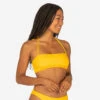 HAUT DE MAILLOT DE BAIN BANDEAU LAURA JAUNE AVEC COQUES AMOVIBLES 1 HAUT DE MAILLOT DE BAIN BANDEAU LAURA JAUNE AVEC COQUES AMOVIBLES -Magasin De Matériel De Surf haut de maillot de bain bandeau laura jaune avec coques amovibles