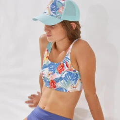 HAUT DE MAILLOT DE BAIN BRASSIERE LANA FILLE 500 GLORY WHITE -Magasin De Matériel De Surf haut de maillot de bain brassiere lana fille 500 glory white 2