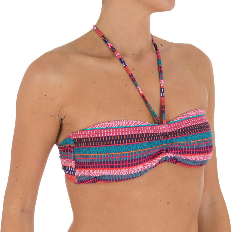 Haut De Maillot De Bain Femme Bandeau ROXY BOHO Rouge 3 Haut De Maillot De Bain Femme Bandeau ROXY BOHO Rouge