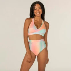 Haut De Maillot De Bain Femme Brassière De Surf ANA BLUR PINK 10 Haut De Maillot De Bain Femme Brassière De Surf ANA BLUR PINK -Magasin De Matériel De Surf haut de maillot de bain femme brassiere de surf ana blur pink 1